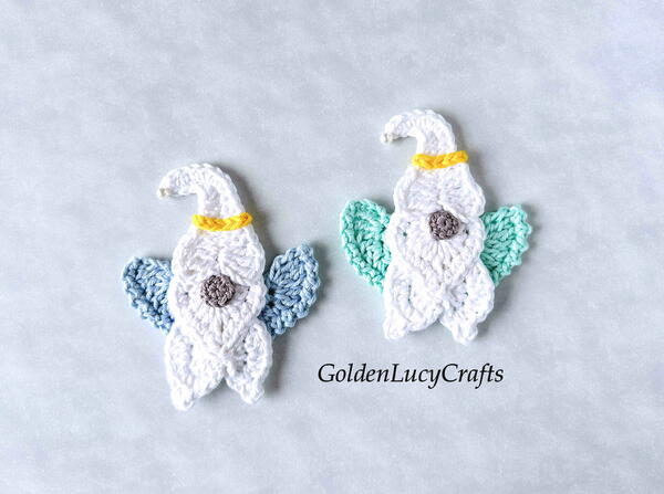 Crochet Angel Gnome Crochet Angel Gnome