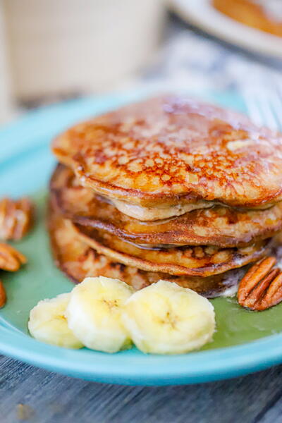Peanut Butter Banana Protein Pancakes Peanut Butter Banana Protein Pancakes