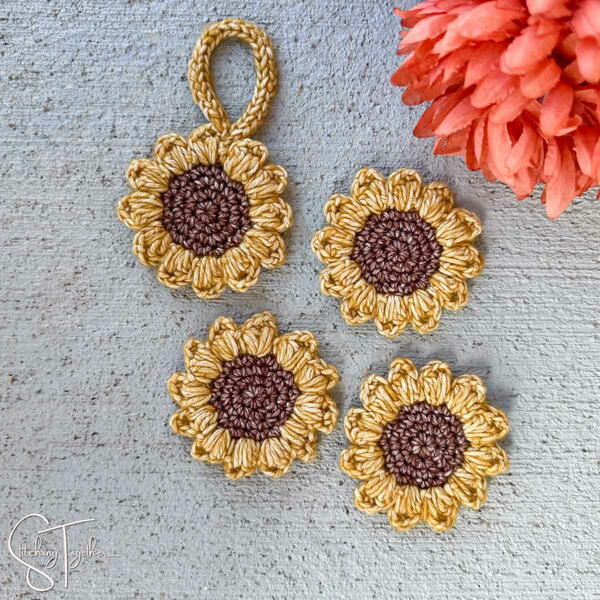 Small Sunflower Crochet Pattern Small Sunflower Crochet Pattern