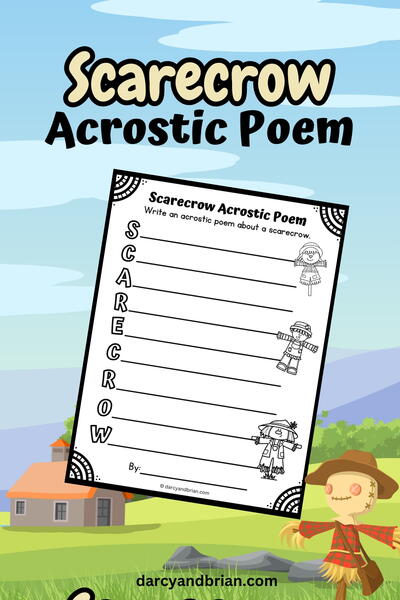 Scarecrow Acrostic Poem Scarecrow Acrostic Poem