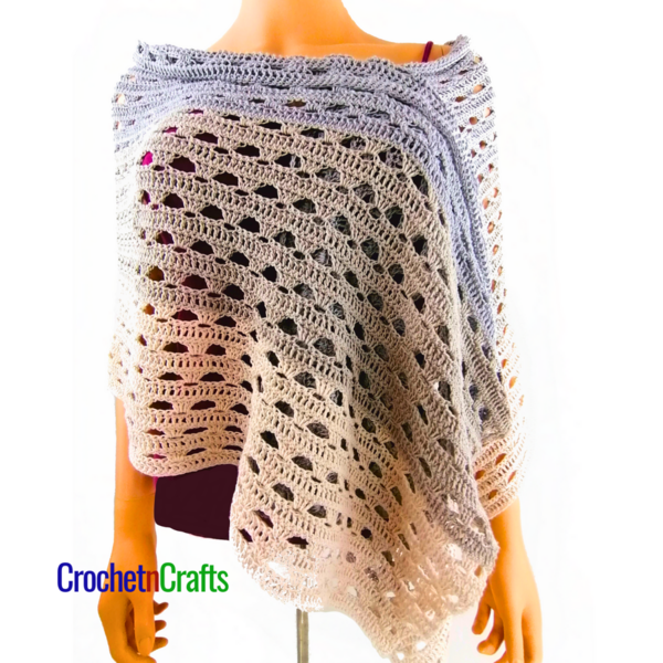 Simple Lace Crochet Summer Wrap Pattern Simple Lace Crochet Summer Wrap Pattern