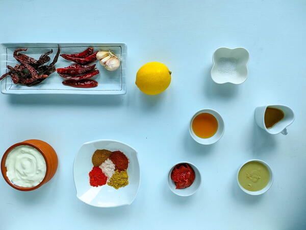 Creamy Harissa Dip With Yogurt And Tahini Creamy Harissa Dip With Yogurt And Tahini