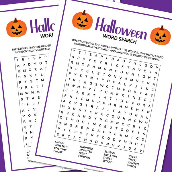 Halloween Word Search Halloween Word Search