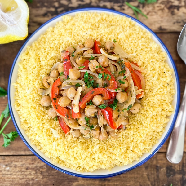 Mediterranean Garlic Couscous Healthy Delicious 20 Minute Recipe Mediterranean Garlic Couscous | Healthy & Delicious 20 Minute Recipe