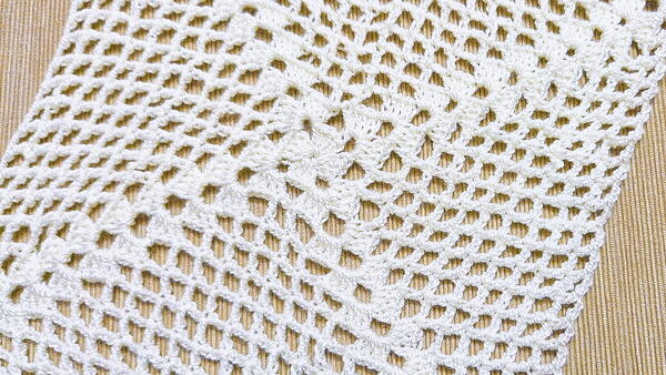 Quick And Easy Crochet Granny Square Doily Quick And Easy Crochet Granny Square Doily