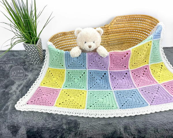 Solid Granny Square Blanket Crochet Pattern Solid Granny Square Blanket Crochet Pattern