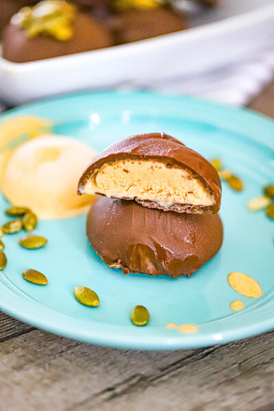 Vegan Pumpkin Yogurt Bites Vegan Pumpkin Yogurt Bites