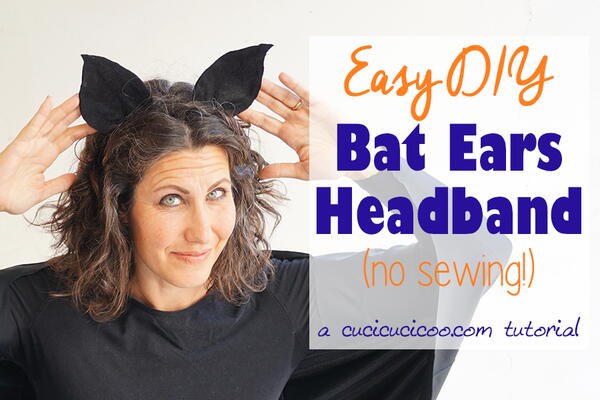 Diy Bat Ears Headband Diy Bat Ears Headband