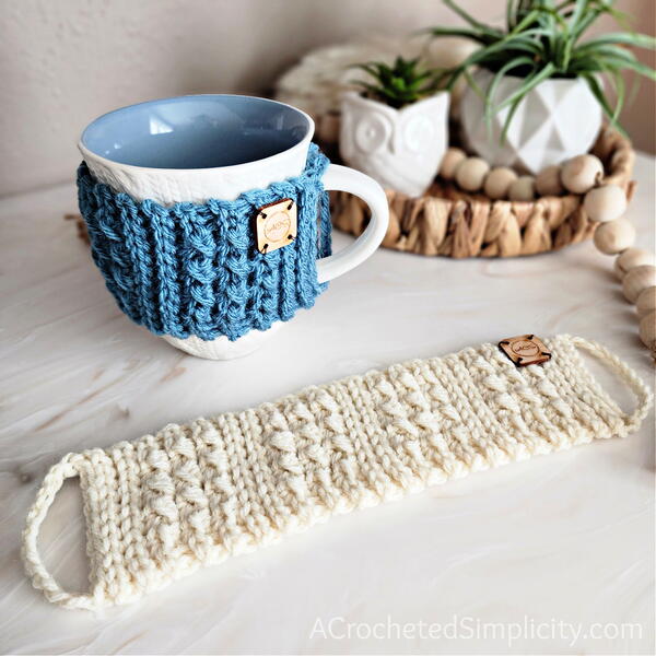 Abrielle Crochet Mug Cozy Abrielle Crochet Mug Cozy
