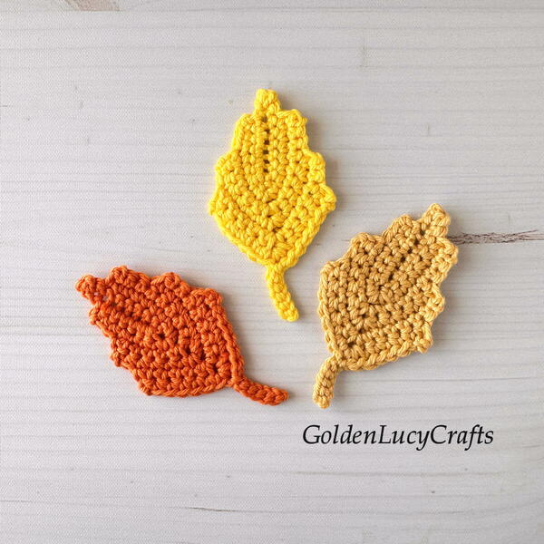 Crochet Fall Leaves Crochet Fall Leaves