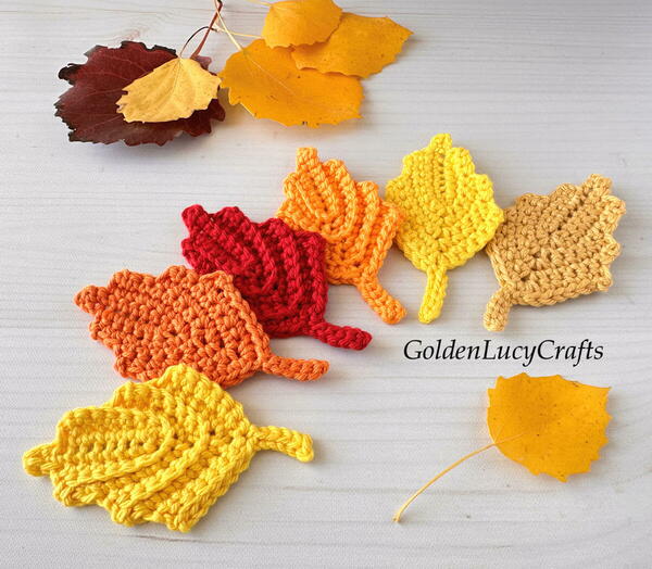 Crochet Fall Leaves Crochet Fall Leaves