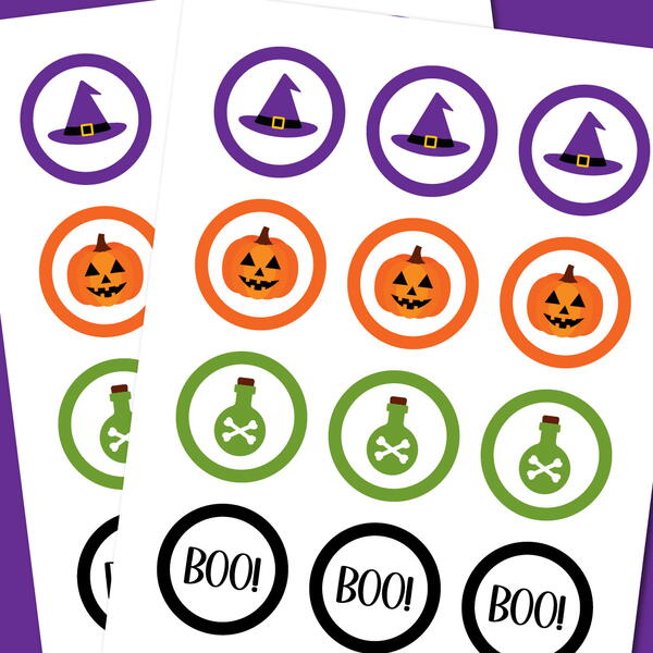 Halloween Cupcake Toppers Halloween Cupcake Toppers