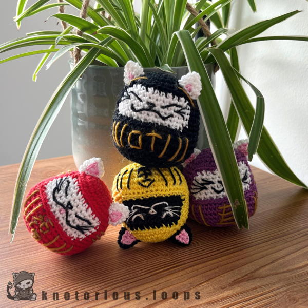 Cat Daruma Amigurumi Cat Daruma Amigurumi