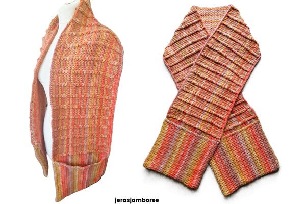 Textured Trails Pocket Scarf Textured Trails Pocket Scarf