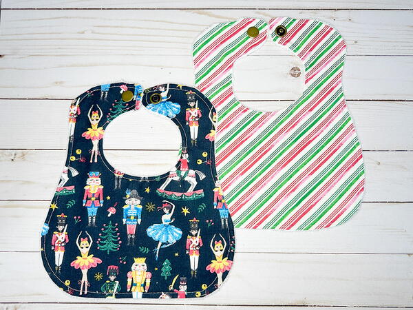 Bib For Babys First Christmas Bib For Baby's First Christmas