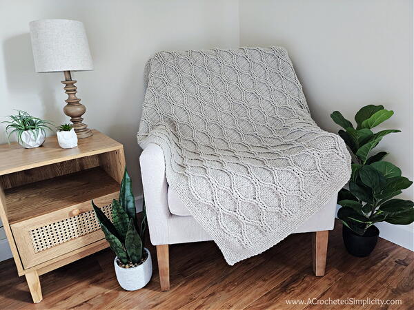 Marseille Crochet Cable Blanket Marseille Crochet Cable Blanket