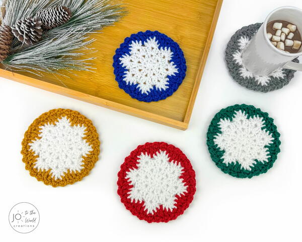 Snowflake Coasters Crochet Pattern Snowflake Coasters Crochet Pattern