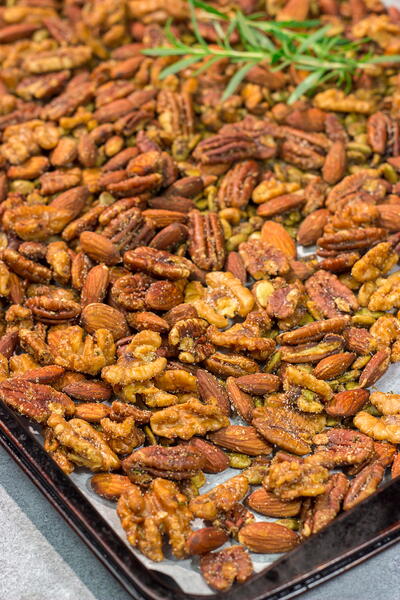 Maple Roasted Nuts Maple Roasted Nuts