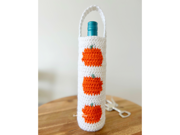 Pumpkin Wine Bottle Holder Pumpkin Wine Bottle Holder
