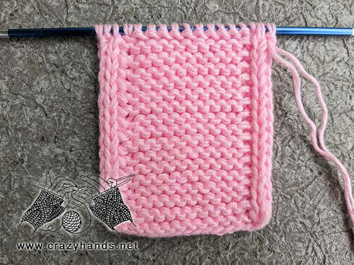 Knit I-cord Side Edge Knit I-cord Side Edge