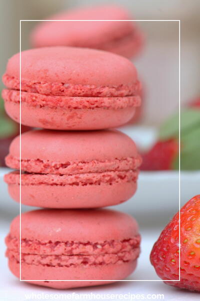 Strawberry Macarons Recipe Strawberry Macarons Recipe