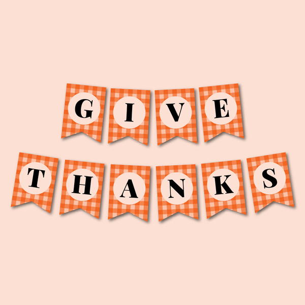 Give Thanks Banner Give Thanks Banner