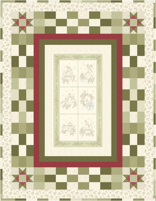 Songbird Holiday Quick as a Wink Quilt Songbird Holiday Quick as a Wink Quilt