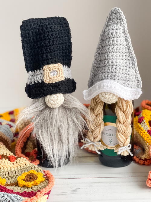 Pilgrim Gnome Bottle Topper Set Pilgrim Gnome Bottle Topper Set