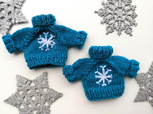 Mini Christmas Sweater Ornament Mini Christmas Sweater Ornament