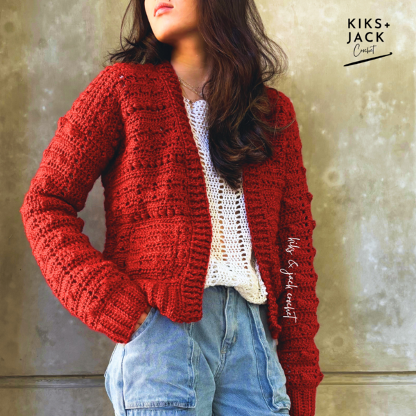 Happy Holidays Easy Crochet Cardigan Happy Holidays Easy Crochet Cardigan