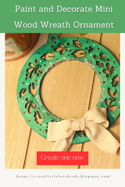 Decorate A Mini Wreath Ornament In Minutes Decorate A Mini Wreath Ornament In Minutes
