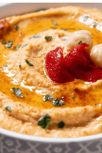 Roasted Red Pepper Hummus Roasted Red Pepper Hummus