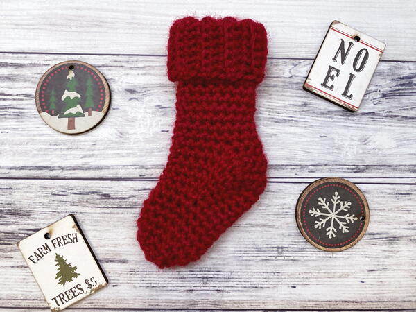 Mini Crochet Stocking Mini Crochet Stocking