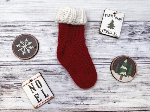 Mini Holiday Stocking Mini Holiday Stocking