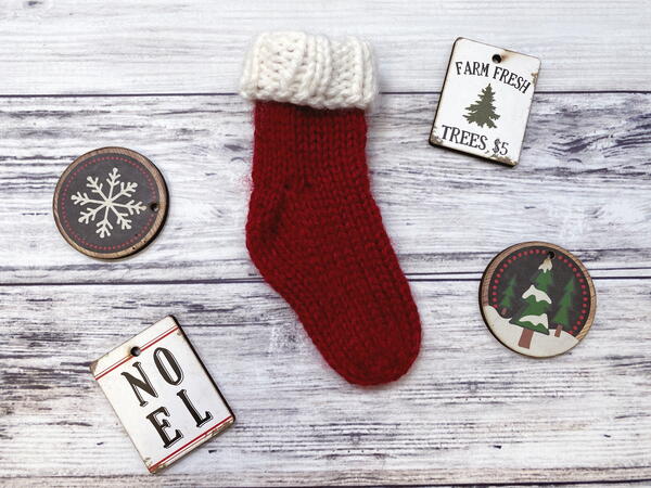Mini Holiday Stocking Mini Holiday Stocking