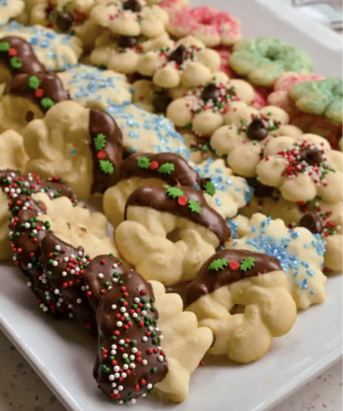 Buttery Spritz Cookies Buttery Spritz Cookies