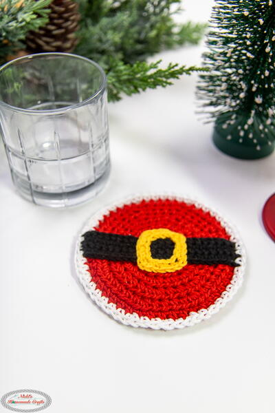 Santa Belt Coaster Santa Belt Coaster