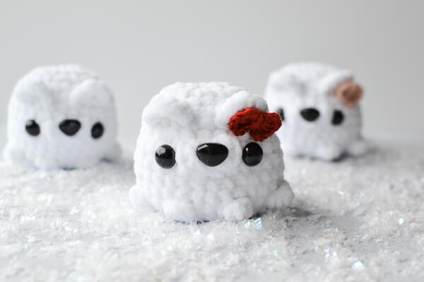 No-sew Pocket Polar Bear No-sew Pocket Polar Bear