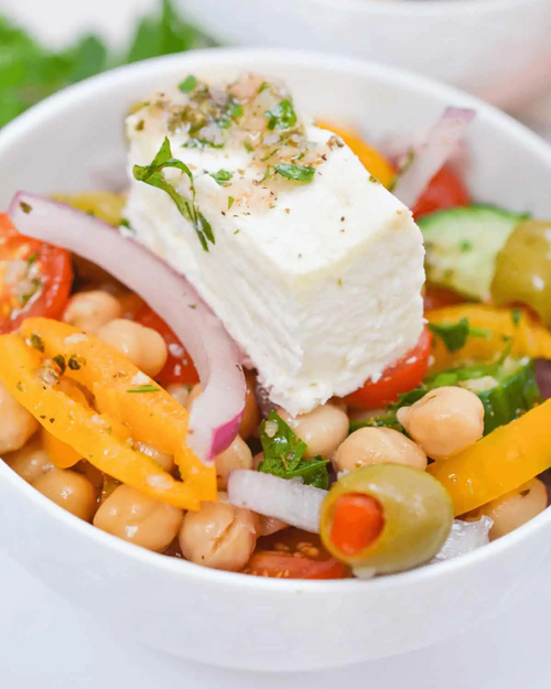 Greek Chickpea Salad Greek Chickpea Salad