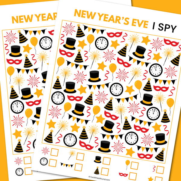 New Years Eve I Spy New Year’s Eve I Spy