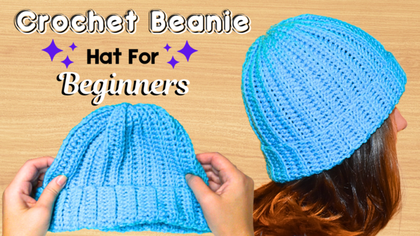 Crochet Ribbed Beanie Hat Crochet Ribbed Beanie Hat