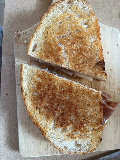 Gourmet Peach And Brie Grilled Cheese Gourmet Peach And Brie Grilled Cheese