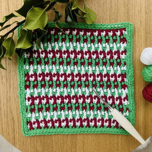 Holly Jolly Washcloth Holly Jolly Washcloth