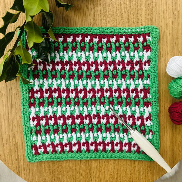 Holly Jolly Washcloth Holly Jolly Washcloth