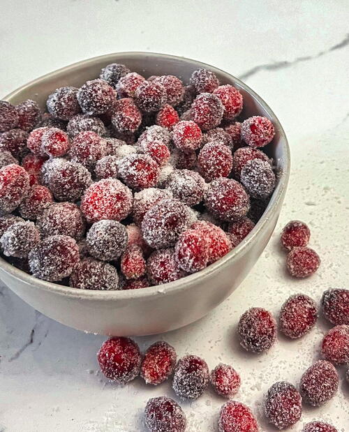 Sugared Cranberries Sugared Cranberries