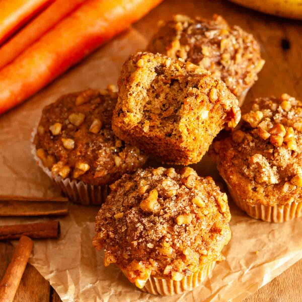 Easy Banana And Carrot Muffins Easy Banana And Carrot Muffins