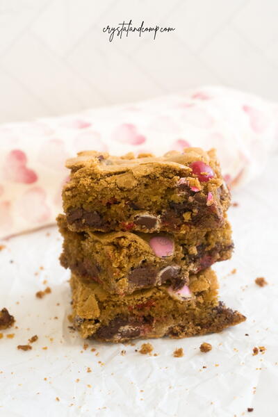 Valentine Cookie Bars Valentine Cookie Bars
