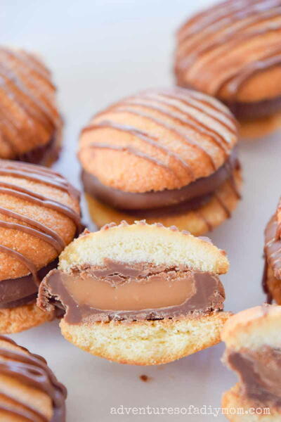 Homemade Twix Bites Homemade Twix Bites