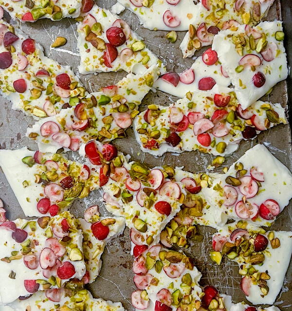 Cranberry Pistachio Yogurt Bark Cranberry Pistachio Yogurt Bark
