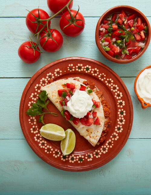 Tacos de Frijoles y Chorizo Tacos de Frijoles y Chorizo